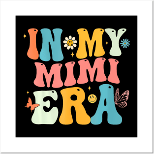 Groovy In My Mimi Era Mom Grandma Mother's Day Posters and Art